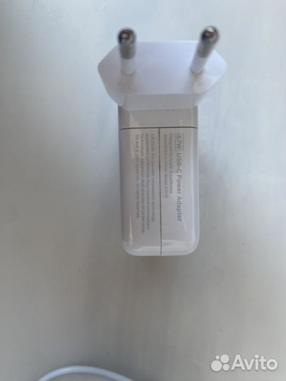 Адаптер питания Apple A2518 USB-C, 67Вт оригинал