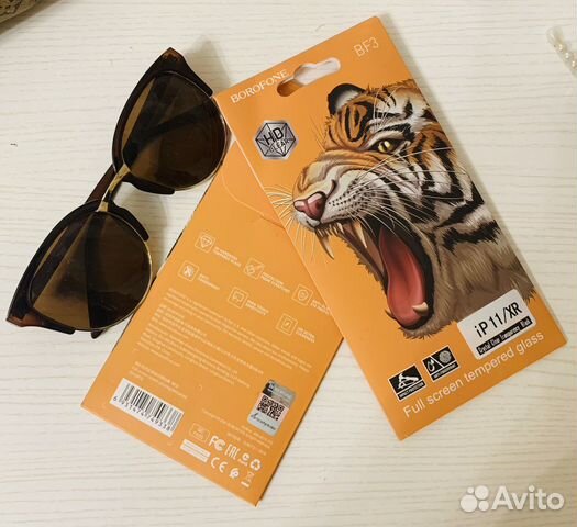 Защитное стекло для iPhone 11/XR borofone BF3