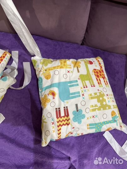 Подушки-бортики в кроватку