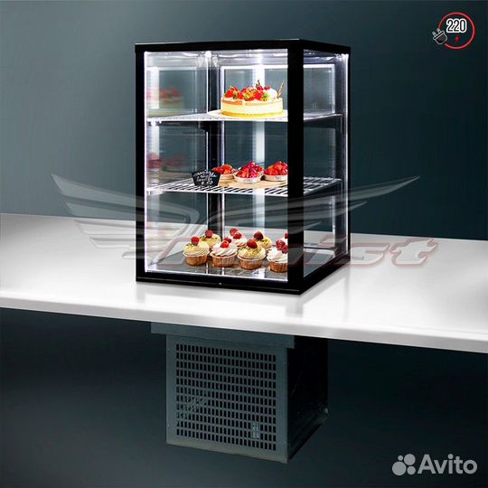 Встраиваемая кондитерская витрина sienna