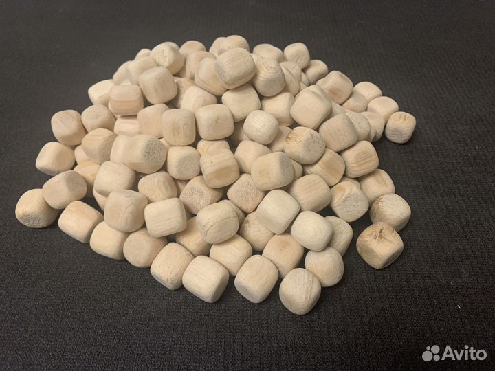 Кедровые кубики хиноки(Деревянный песок) 1л 2см