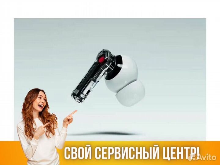 Наушники беспроводные bluetooth гарнитура Nothing