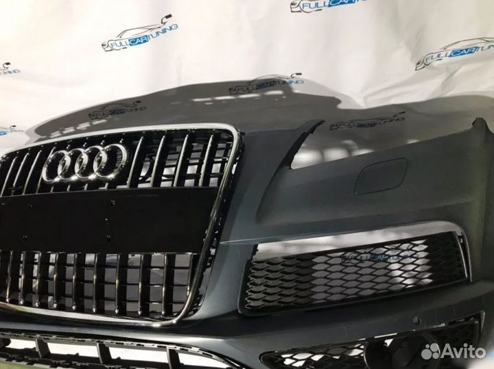 Бампер передний Audi Q7 2009-2015 S-line в сборе