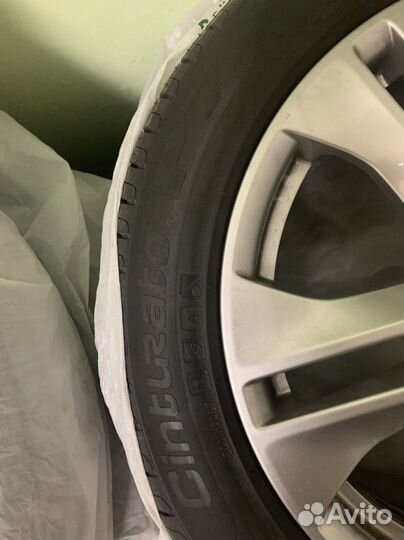 Оригинальные диски и резина на mercedes r 17