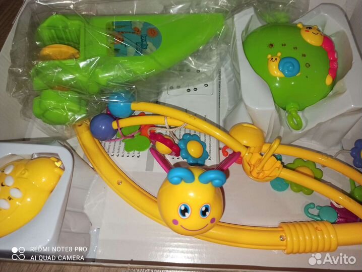 Мобиль музыкальный на пульте ду