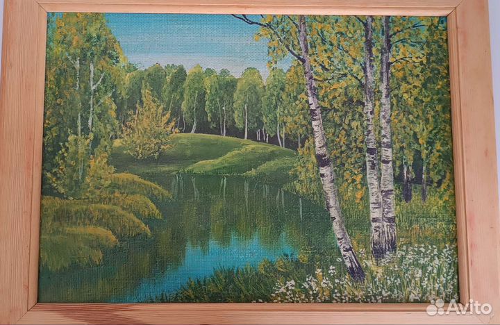 Картина гуашью