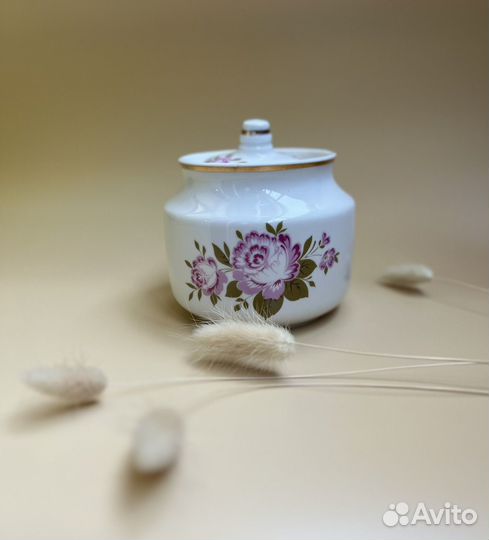 Сахарница фарфор СССР Вербилки