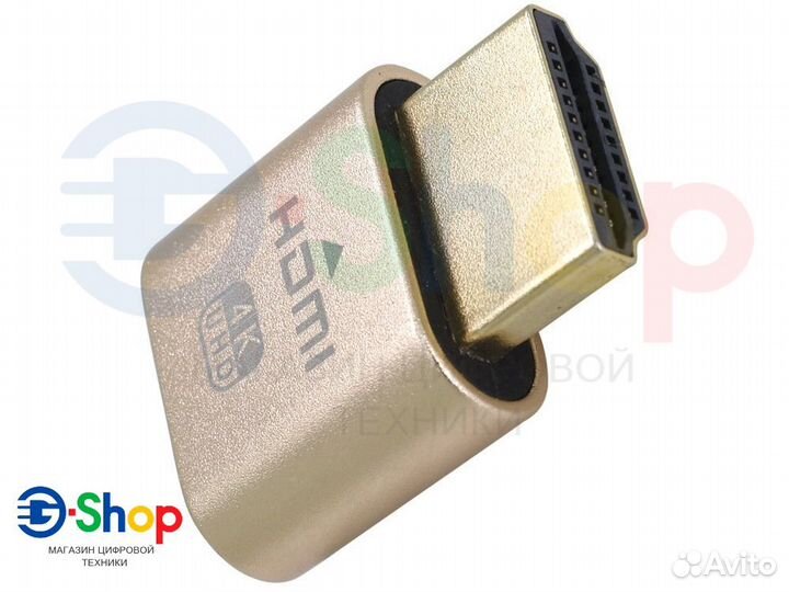 Заглушка для майнинга эмулятор монитора Hdmi