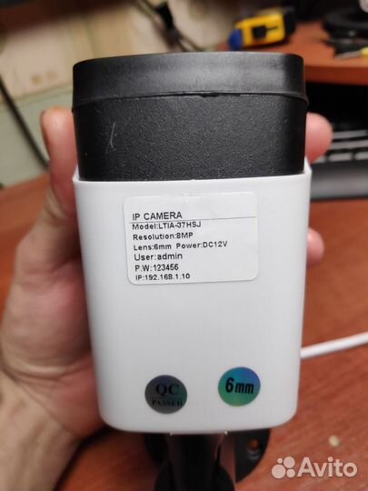 Камера видеонаблюдения 8 мп Sony imx 415 ip