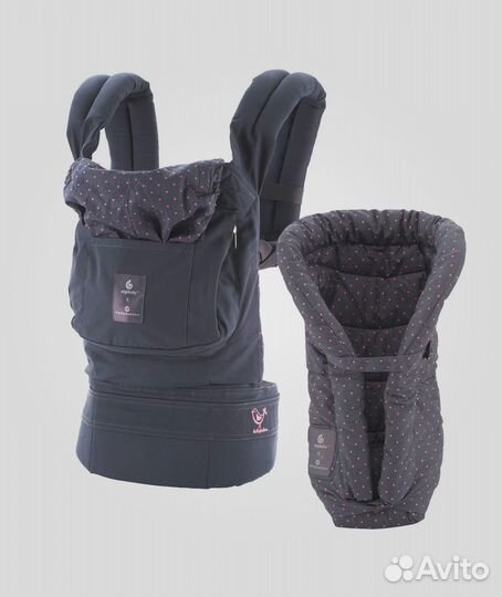 Эрго-рюкзак переноска малыша Bellybutton Pink