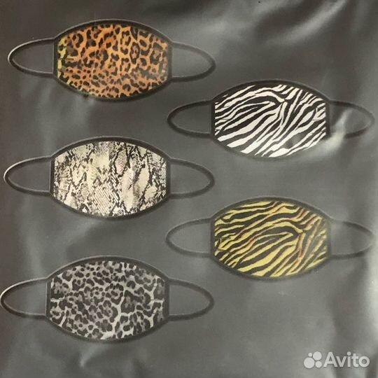 Стильный звериный набор масок. Лос-анджелес. Новые
