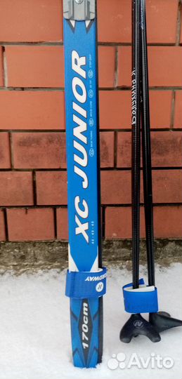 Лыжи беговые Nordway Junior XC + ботинки fisher