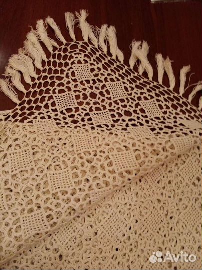 Скатерть ручной работы, винтаж