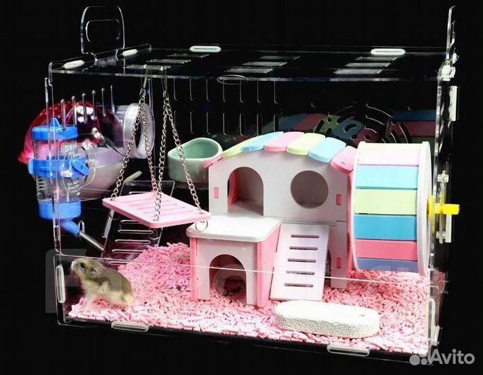 Клетка для грызунов прозрачная