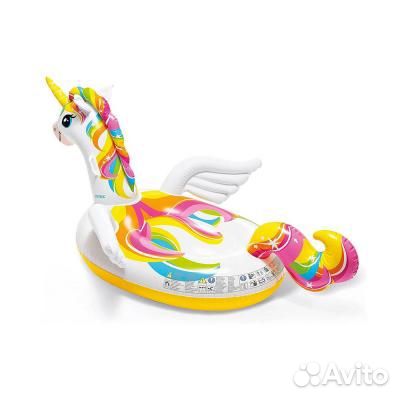 57561 Intex Надувной матрас-плот Единорог