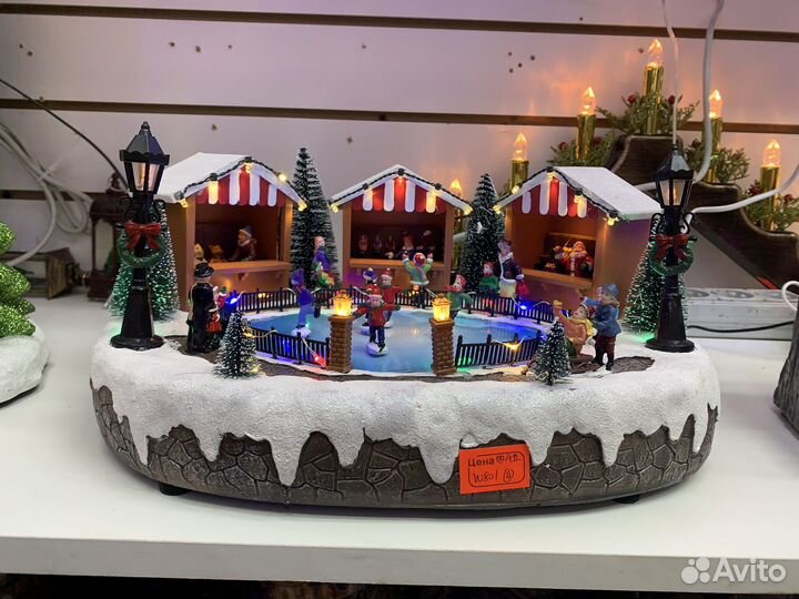 Светодиодный «каток» 34 х 26 х 17 см, новогодняя с