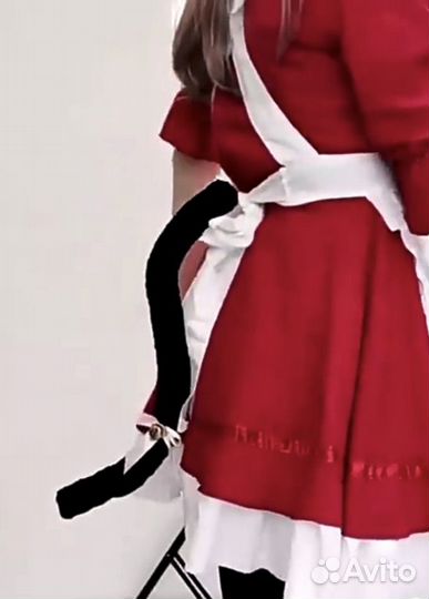 Хвост котика черный с бубенчиком