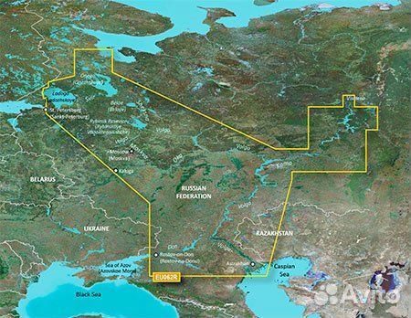 Карта глубин для Garmin hxeu062R BlueChart G3