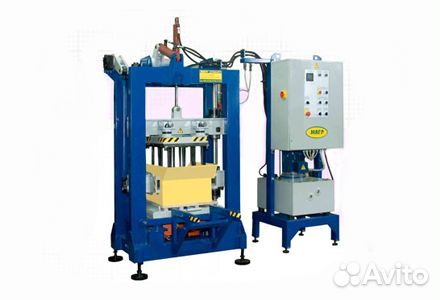 Станок для производства блоков стеновых