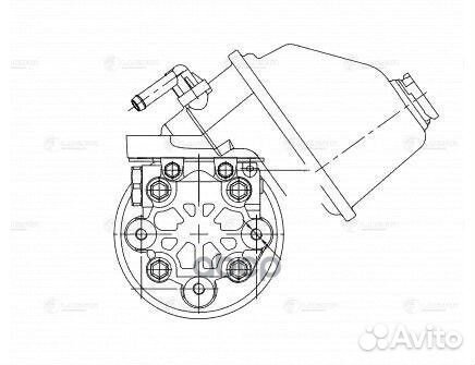 Насос гур для а/м Chevrolet Captiva(11) /Opel A