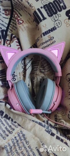 Игровые наушники razer kraken kitty edition