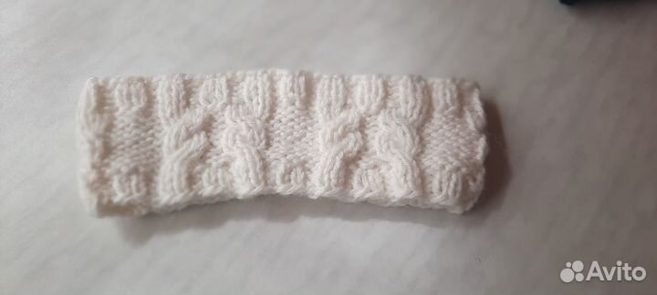 Шерстяные повязки, шапки ручной работы