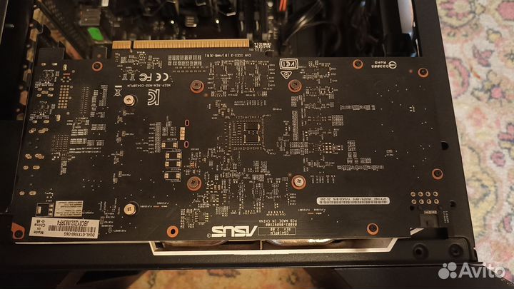 Видеокарта gtx 1060 6gb asus dual
