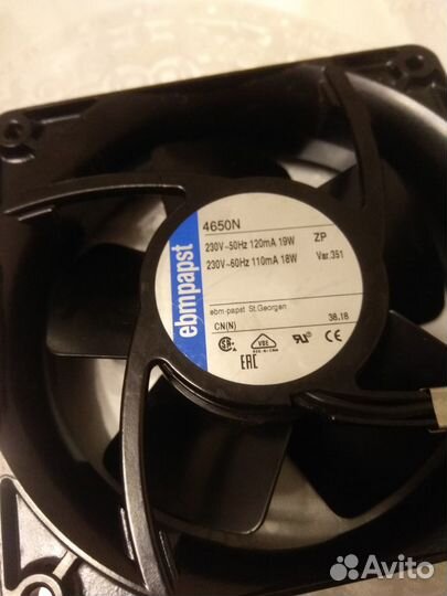 Вентилятор осевой компактный ebmpapst 4650n