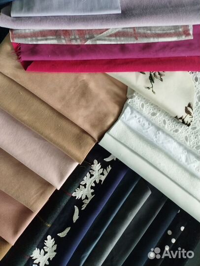 Лоскуты ткани для кукол рукоделия 31 лоскут