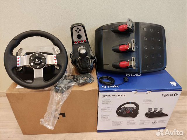 Игровой руль Logitech g27 (руль, шифтер, педали) купить в Москве ...