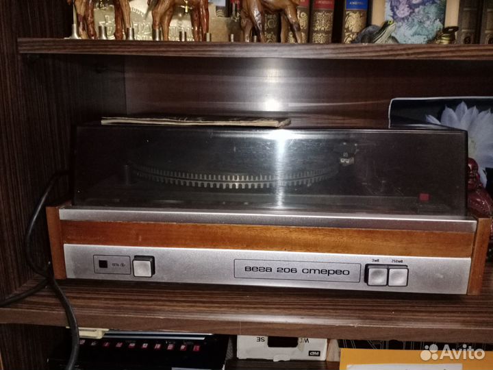 Проигрыватель винила вега 206 стерео