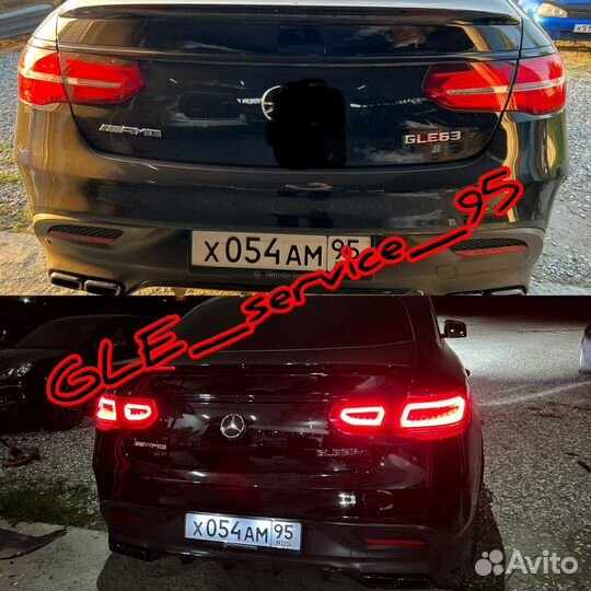 Фонари GLE W292 Купэ mercedes