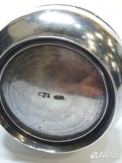 Солонка 875 пробы