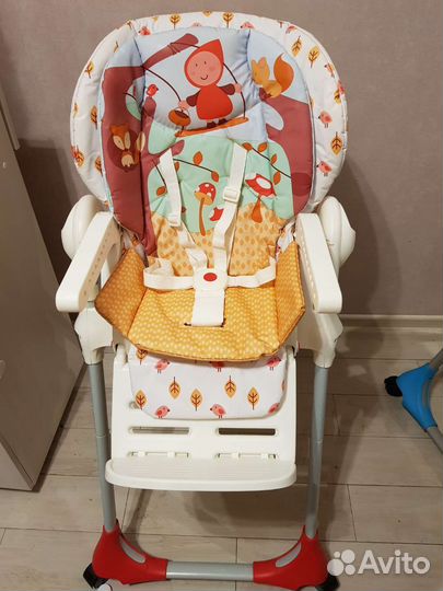 Стульчик для кормления chicco polly
