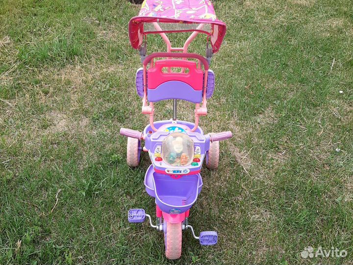 Трехколесный велосипед с родительской ручкой