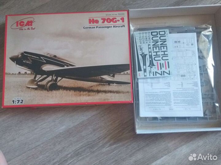 Самолеты сборные модели 1/72