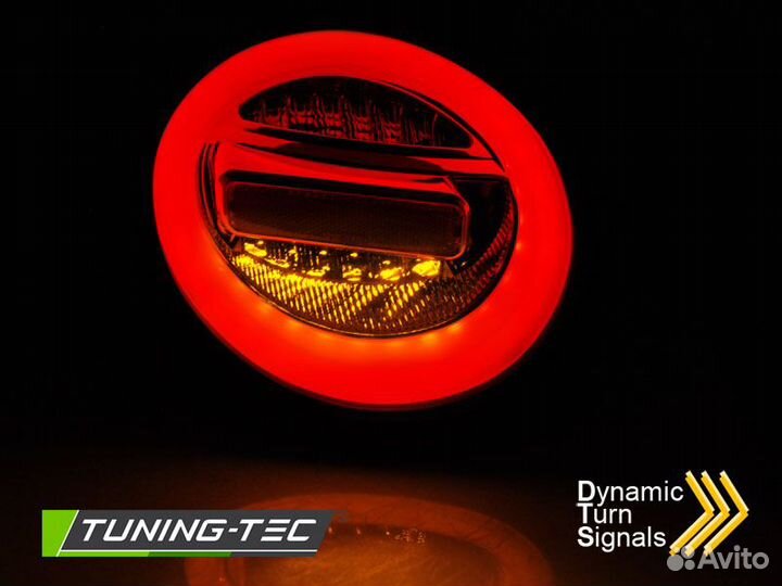 VW NEW beetle 98-05 Фонари led bar тонированные