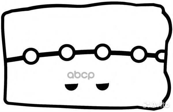 Комплект прокладок крышки клапанов 155345601 VI