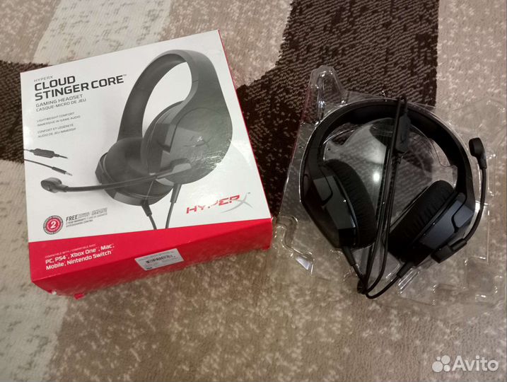Наушники hyper x cloud stinger core