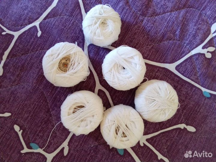 Нитки Вязальные хб, 25 г (как № 10)