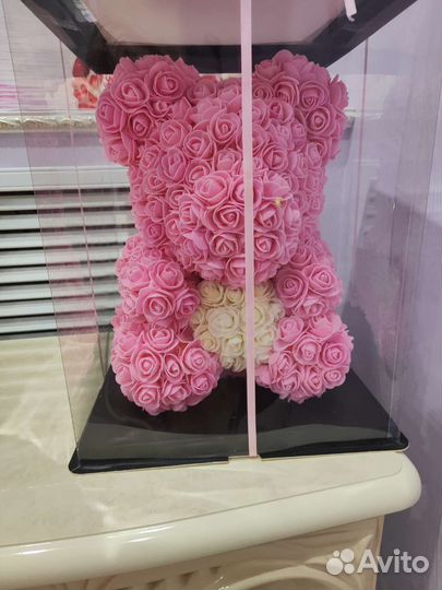 Мишка из роз