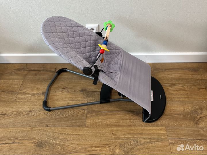 Шезлонг детский для новорожденных luxmom