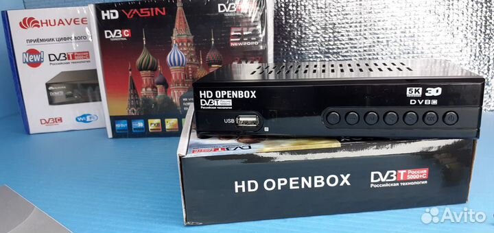 Новые Тв приставки Hd Tv Huavee 20 эфирных каналов