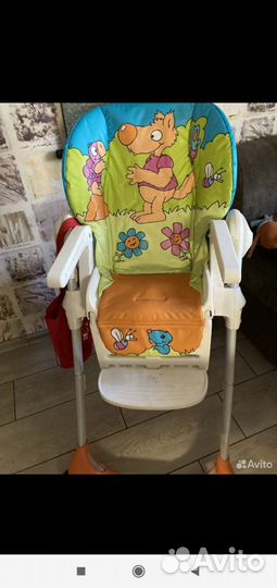 Стульчик Chicco polly (Детский стул для кормления)