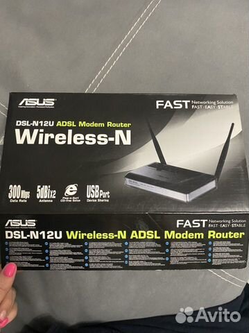 Роутер adsl Modem DSL-N12U