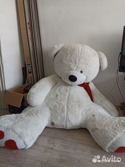 Мягкая игрушка белый медведь