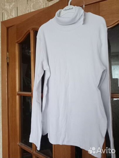 Водолазка белая 56 размер