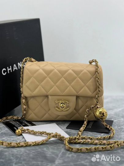 Сумка chanel натуральная кожа