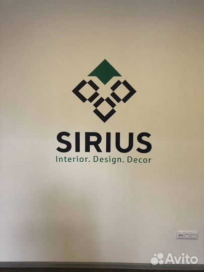 Настенная печать. Роспись стен. Логотип за час