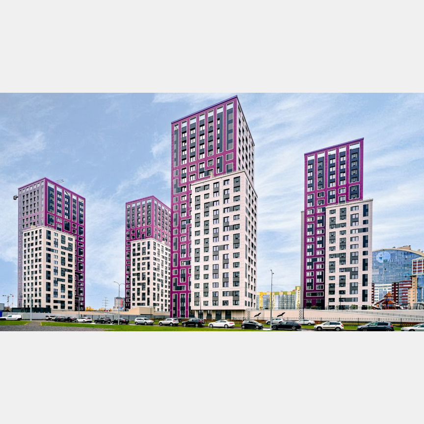 2-к. квартира, 60,9 м², 7/22 эт.